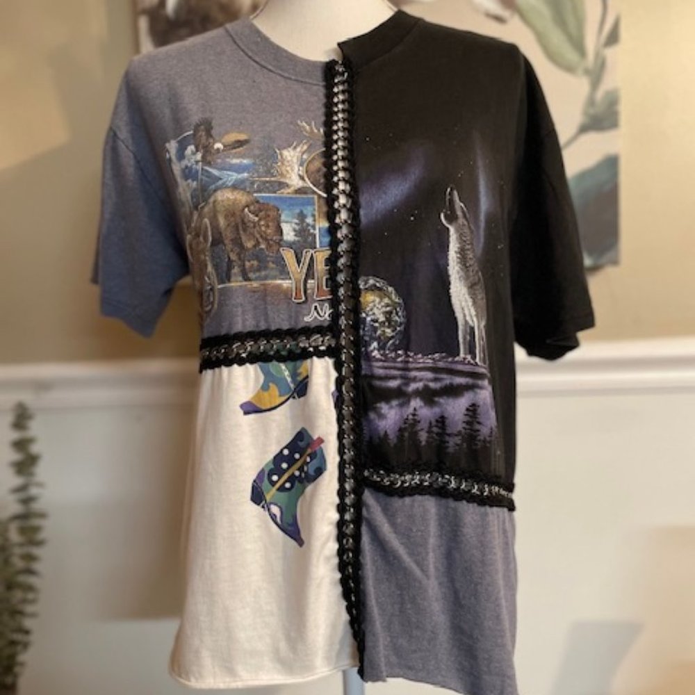 Furst Of A Kind 80's Vintage Abstract Shirt SZ M